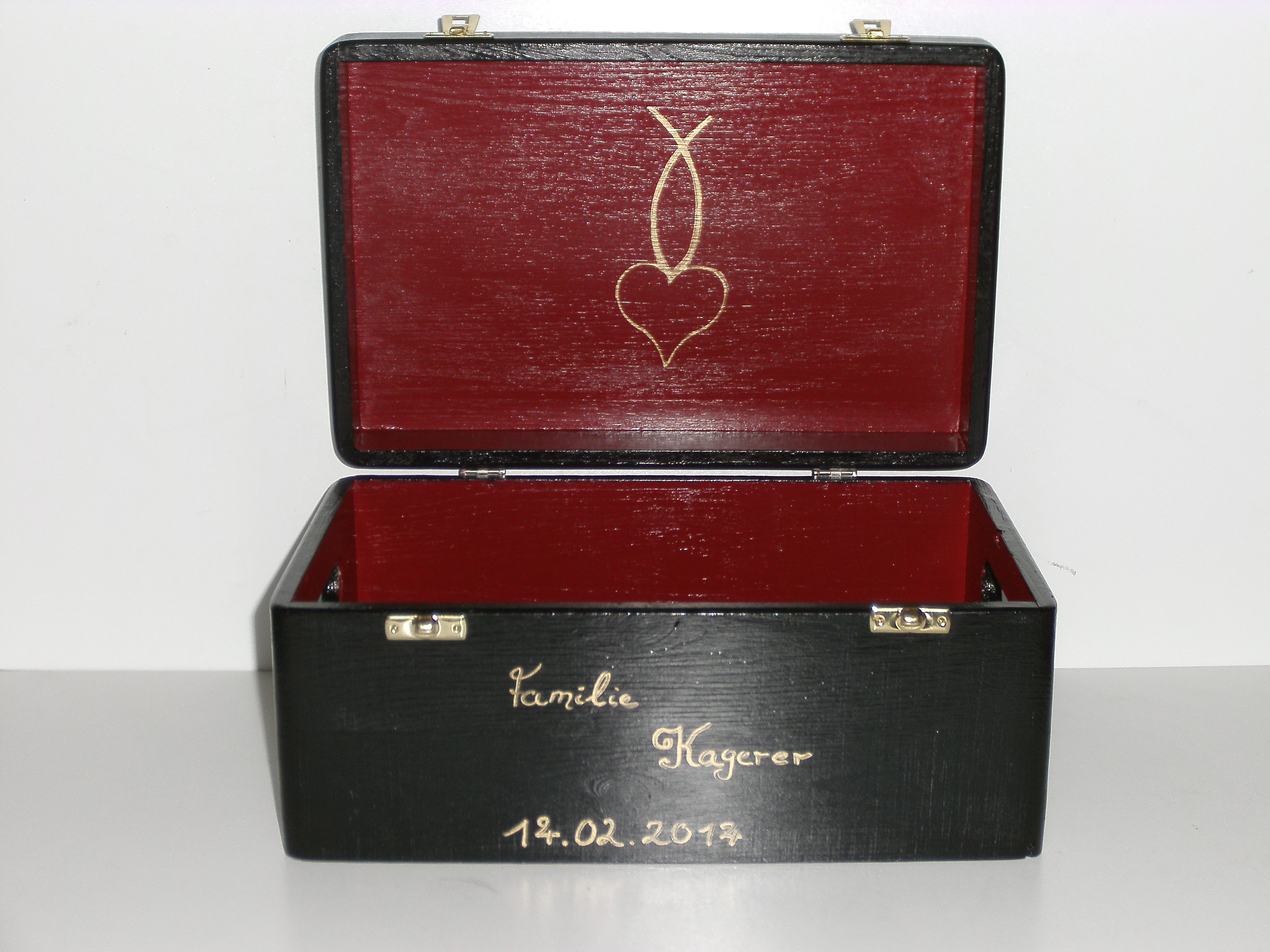 Hochzeitskiste Innen